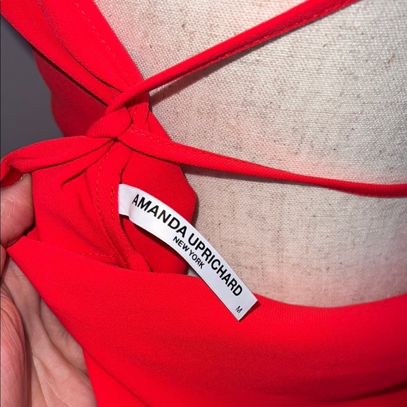 Amanda‎ Uprichard Elegant red Sleeveless Dress - Picture 5 of 11